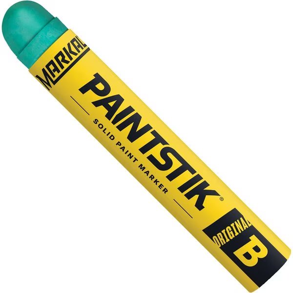 Paintstik Solid Paint Crayon, Green Box of 12, Markal, Mfr#: MKL080226